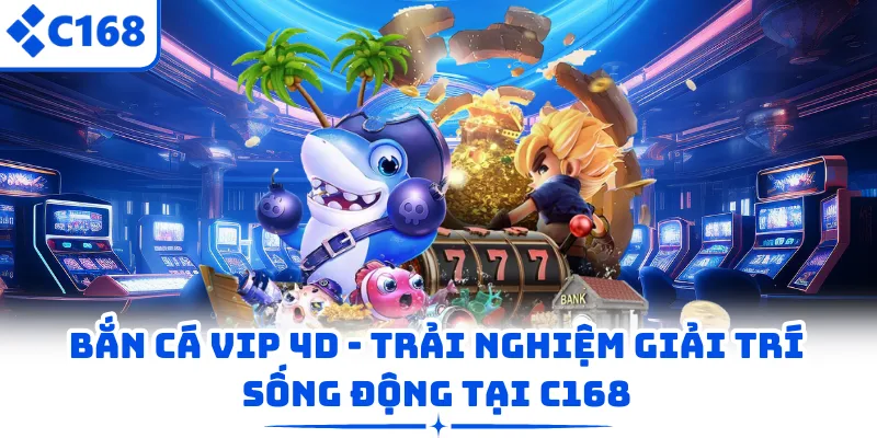 Bắn Cá Vip 4D - Trải Nghiệm Giải Trí Sống Động Tại C168
